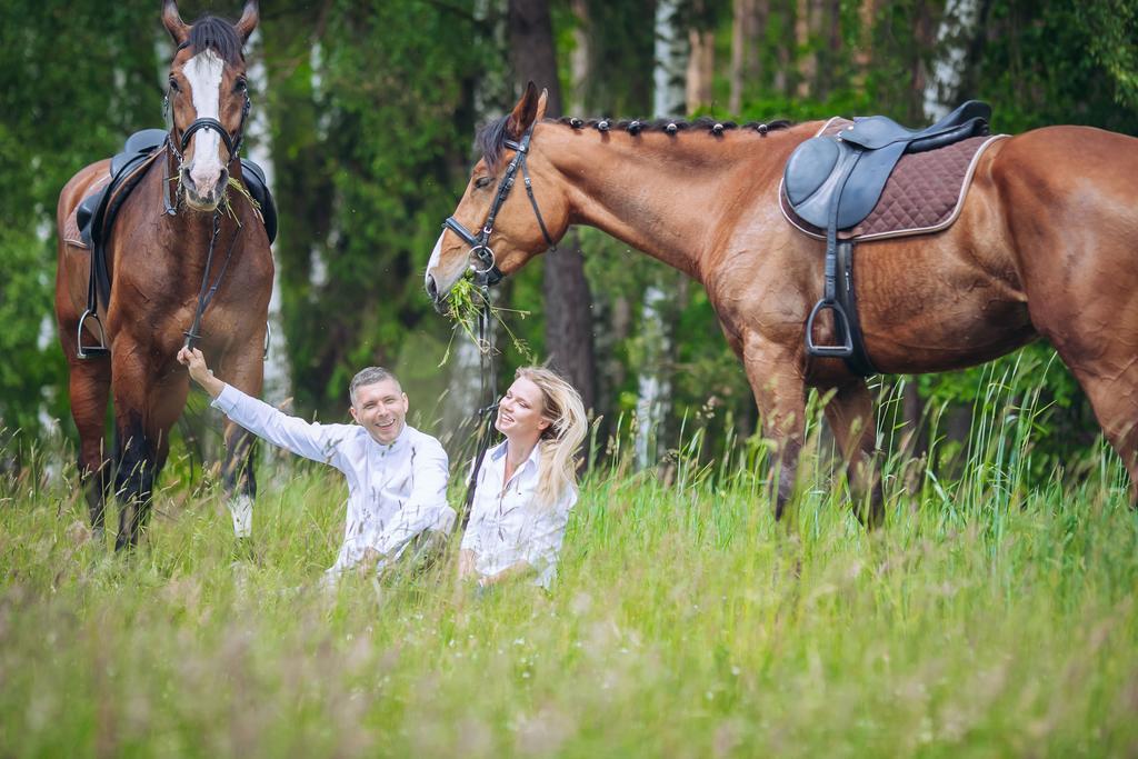Hubertus Aparthotel & Restaurant & Horse Club Starogard Gdański 客房 照片